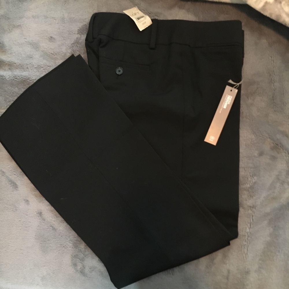 NWT ANN TAYLOR LOFT Marissa Trouser Black